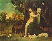 Dosso Dossi Circe and her Lovers in a Landscape oil painting